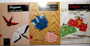 Vintage Origami Japanese Paper Folding Book Florence Sakade Book One, Two, Three - Picture 1 of 6