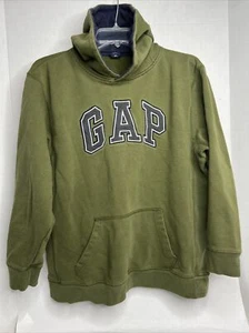 Gap Kids Green Hoodie Sweatshirt Size XXL Embroidered Logo - Picture 1 of 8
