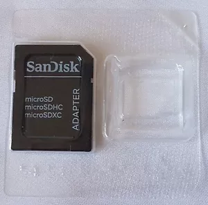 Memory Card Adapter ~ SD to MicroSD / MicroSDHC / MicroSDXC ~ SanDisk - Picture 1 of 2