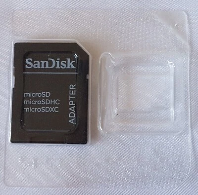 Memory Card Adapter ~ SD to MicroSD / MicroSDHC / MicroSDXC ~ SanDisk - Image 1 of 2