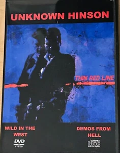 2023 UNKNOWN HINSON THIN RED LINE DVD CD SET WILD IN THE WEST DEMOS FROM HELL - Picture 1 of 3