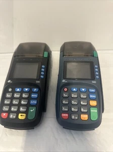 2 Pax POS S80 Credit Card Machine Terminal Chip Swipe Pin Pad - Untested No Cord - Picture 1 of 11