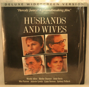 Laserdisc z * Husbands and Wives * Woody Allen Mia Farrow Sydney Pollack WS
