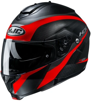HJC C91 Taly Modular Motorcycle Helmet Red XS S M L XL 2X 3X 4X 5X Sunscreen BK Foto 1 de 4