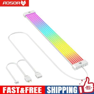 COOLMOON AOSOR LED Light Strip Bendable Flexible LED Light for 24PIN Motherboard - Afbeelding 1 van 12