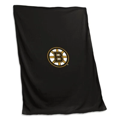 Northwest NHL Boston Bruins Heavy & Soft Sweatshirt Blanket New 54" x 84" - Image 1 of 4