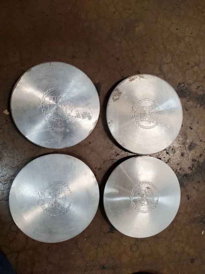 Cadillac Deville Sevilla 1998 1999 2000 01 02 2003 2004 2005 4 piezas tapas de rueda # 2 Foto 1 de 3