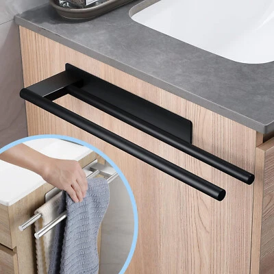 Handtuchhalter ohne Bohren Edelstahl Handtuchstange Zweiarmig Badetuchhalter - Bild 1 von 4