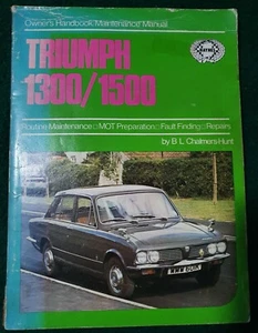 Troumph 1300/1500 Maintenance MOT Fault Finding & Repairs Haynes Manual 1965 - Picture 1 of 5