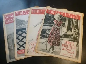 WOMAN’S ILLUSTRATED – 4 issues from 1948 and 1949 - Vintage Women's Magazine (2) - Imagen 1 de 19