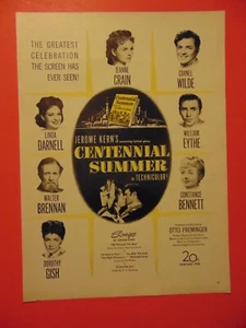 1946 CENTENNIAL SUMMER Movie Film Release Walter Brennan Foto Kunstdruck Anzeige - Bild 1 von 1