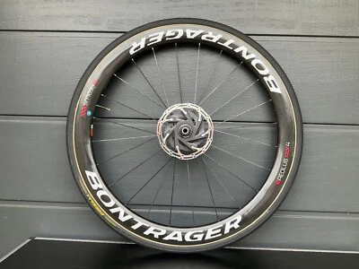 used Bontrager aeolus 4 xxx disc front wheel (47mm) tubular 24H-633x27 - Bild 1 von 4