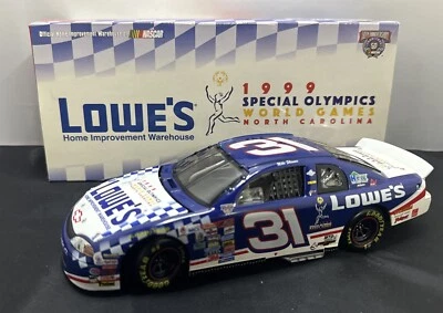 Action 1/24 Nascar diecast Mike Skinner #31 Lowe’s 1999 Special Olympics Bank - Imagem 1 de 4