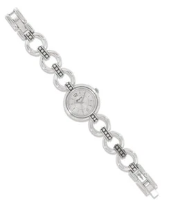 Brighton Silver Plated Pretty Tough Astoria Round Dial Wrist Watch Jewelry New - Picture 1 of 1