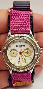 Billabong Quartz Waterproof Surf Rotatable Bezel Watch White Dial Vintage - Picture 1 of 8