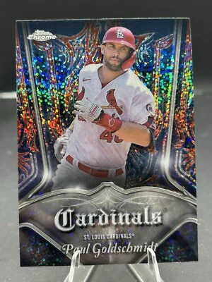 2022 Topps Chrome - Pinstriped #P-12 Paul Goldschmidt - Image 1 of 2