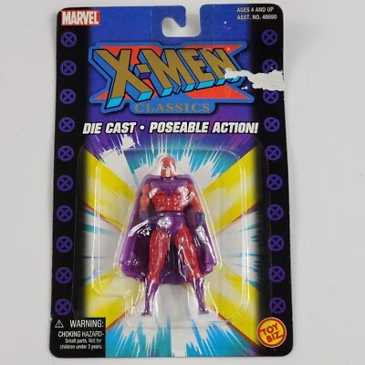 Boneco de ação posável vintage X-Men Classics Magneto 3” fundido 2000 Toy Biz novo - Imagem 1 de 4