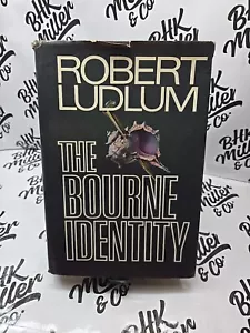 The Bourne Identity by Robert Ludlum 1980 Hardcover Thriller - Foto 1 di 8