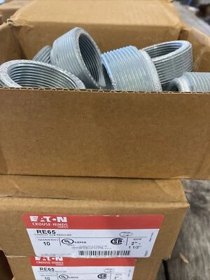 EATON CROUSE-HINDS Conduit Reducing Bushing 2" x1.5”. 10 Pieces