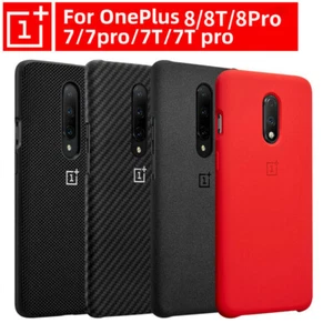 100% Original Oneplus 8 8T 8Pro 7 7pro Sandstone Nylon Bumper Back Cover 1+ Case - Picture 1 of 17