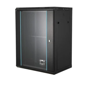 15U Server Case Network Wall Cabinet 132lbs Load-Bearing 19” IT Servers Key Lock - Picture 1 of 12