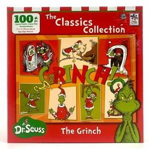 Rompecabezas de 100 piezas Dr. Suess The Grinch colección clásicos nuevo EE. UU. - Imagen 1 de 6