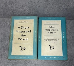 Vintage Pinguin Bücher Geschichte H.G.Wells Pelikan Taschenbücher - Bild 1 von 17