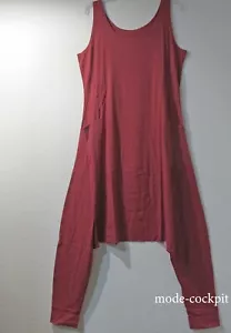 BORIS INDUSTRIES flippiger Harems Overall Jumpsuit + Tasche bordeaux 48 (5) - Bild 1 von 6
