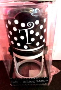 MAINSTREET COLLECTION Monogram Self-Inking Stamp LTR T - Picture 1 of 6