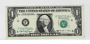 1988A $1 Federal Reserve 'WEB' note--fr.1917-F--Run 12 1/2--$215 in UNC - Picture 1 of 2