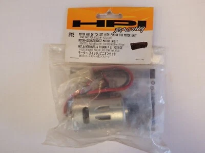HPI Racing - MOTOR AND SWITCH SET WITH PINION FOR MOTOR UNIT - Model # 87115 - Image 1 of 4