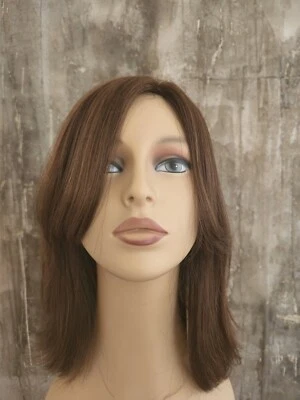 YAFFA WIGS 100% EUROPEAN PROCESSED HUMAN HAIR 12" LIGHT BROWN - Image 1 of 4