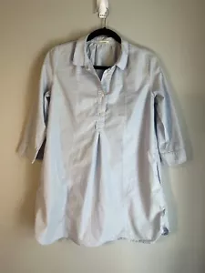 Girls Crewcuts By J Crew Tshirt Dress Sz 14 Linen Look Cotton - Picture 1 of 3