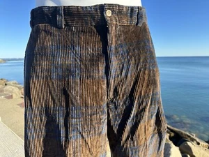 NWT 36 Bills Khakis Alternative Corduroy M1-BPAC brown blue plaid Relaxed Fit US - Picture 1 of 13