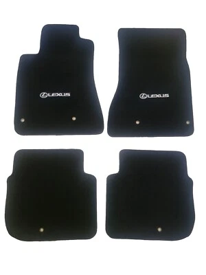 Alfombrillas negras con emblema Fit 1998-2005 Lexus GS300 GS400 GS430 Foto 1 de 4