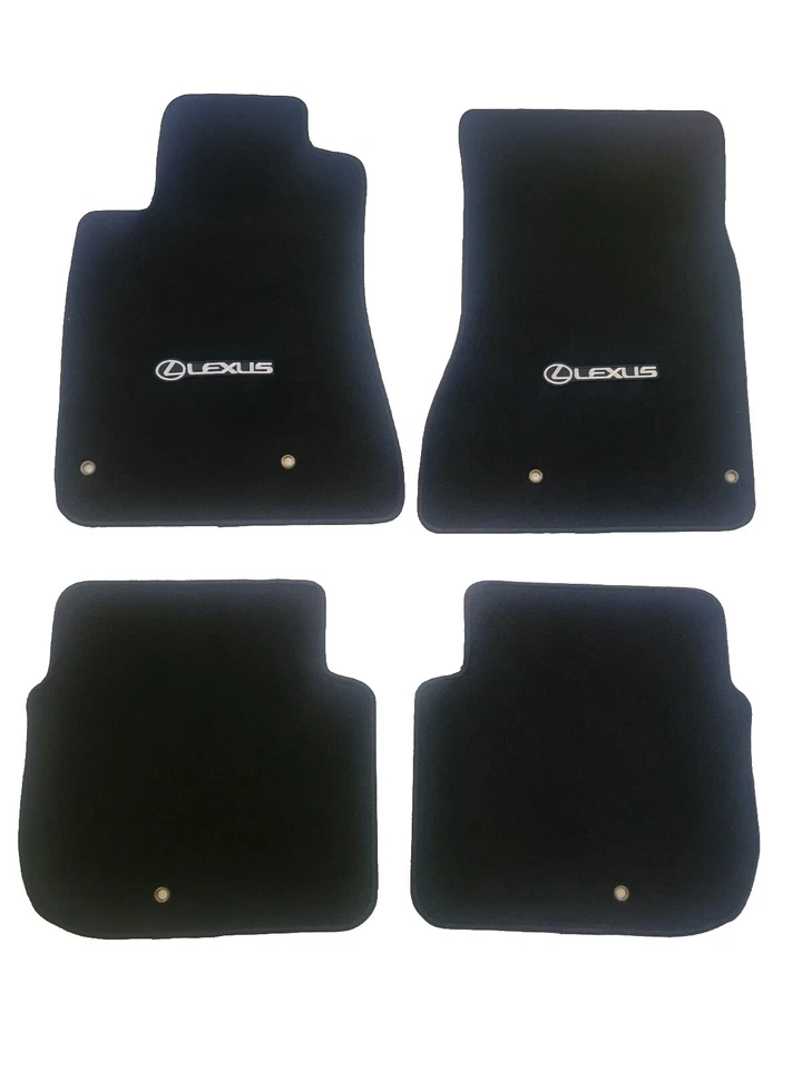 Alfombrillas negras con emblema Fit 1998-2005 Lexus GS300 GS400 GS430 Foto 1 de 4