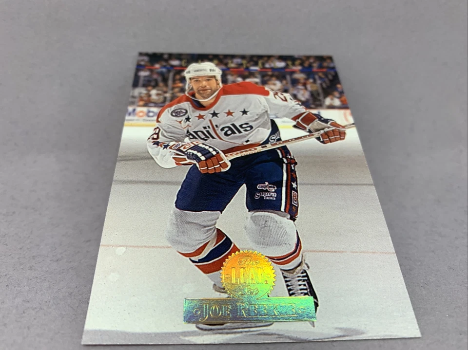 1994 Donruss The Leaf Set Hockey Card #437 Joe Reekie Washington Capitals - Image 1 of 4
