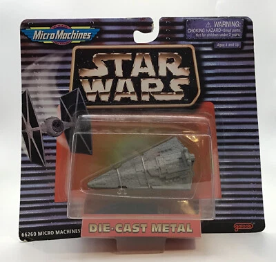 Micro Máquinas Star Wars Destructor Estelar Imperial Die-Cast Metal Foto 1 de 4