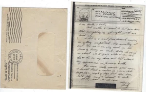 1944 WWII VMail, APO #350 France , Envelope to Riverside California - Picture 1 of 1