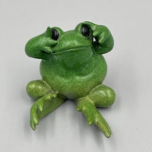 Kittys Critters Frosch See No Evil grün Retired Figur Sammlerstück ohne Probleme - Bild 1 von 7