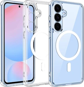 Pour samsung galaxy s24/25 Coque Magnétique Compatible avec MagSafe sans fil - Zdjęcie 1 z 21