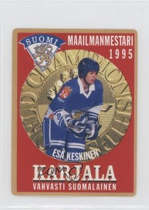 1995 Karjala Team Finland Beer Labels Esa Keskinen