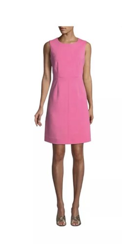 VALENTINO Abito Carrie Shift senza maniche DVF Diane von Furstenberg taglia 6 rosa rosa
