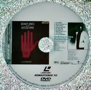 QUINCY JONES REFLECTIONS: Live at Budokan (1981) (Remastered LaserDisc to DVD) - Picture 1 of 3