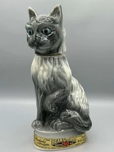 Vintage Jim Beam Bourbon Whiskey Decanter 1967 Kentucky Straight Trophy Cat - Picture 1 of 8