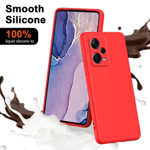 For Xiaomi 13 LITE Redmi NOTE12 PRO 9A 12C Shockproof Liquid Silicone Phone Case - Picture 1 of 10