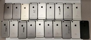 AS IS VARIOUS ISSUES - FOR PARTS - LOT OF 19 - iPhone 6 A1549 & iPhone 7 A1660 - Picture 1 of 2
