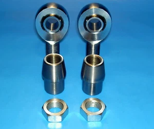 (LH) 5/8 x 1/2 Diámetro Cromoly Panhard Barra Extremo Heim Junta Ajuste 1-1/8 x.083 Tubo - Imagen 1 de 4