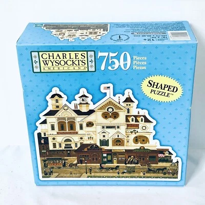 Charles Wysocki's 750 Piece MB Puzzle Derby Square, Derby Local, Plaza 2003 NEW - Image 1 of 4