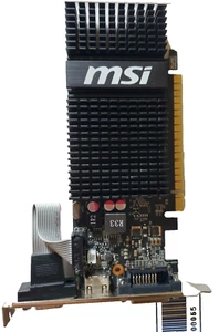 MSI GeForce GT 720 1GB DDR3 Graphics Card N720-1GD3HLP MISSING ONE SCREW FOR VGA - Picture 1 of 3
